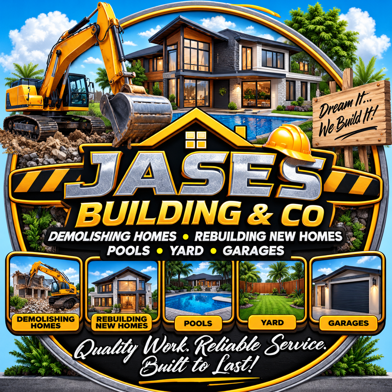 Jase's Building & Co logo