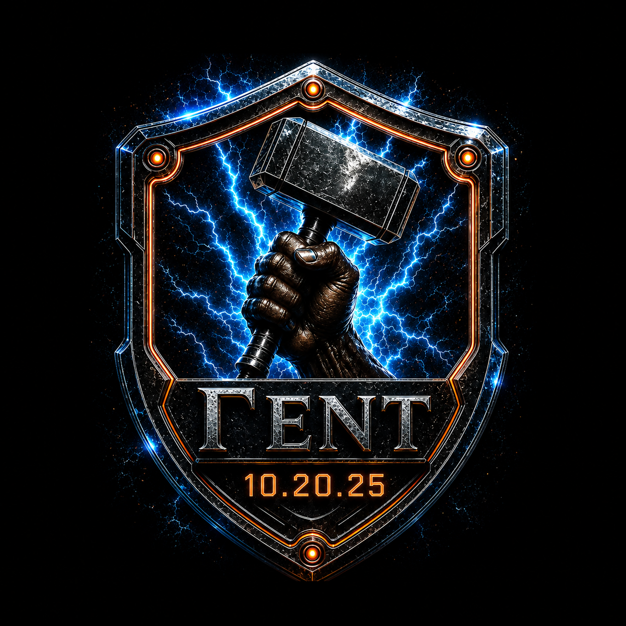 Gamma Epsilon Nu Tau Fraternity logo
